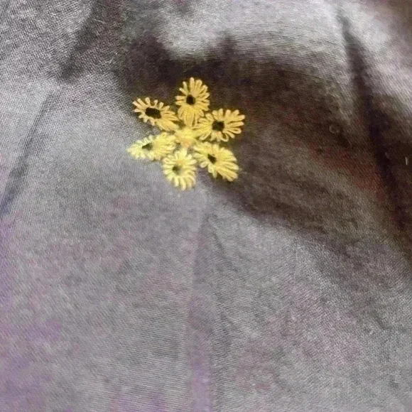 Metro Wear Embroidered Women’s Size Small Pull On Skirt Blue - Picture 8 of 9